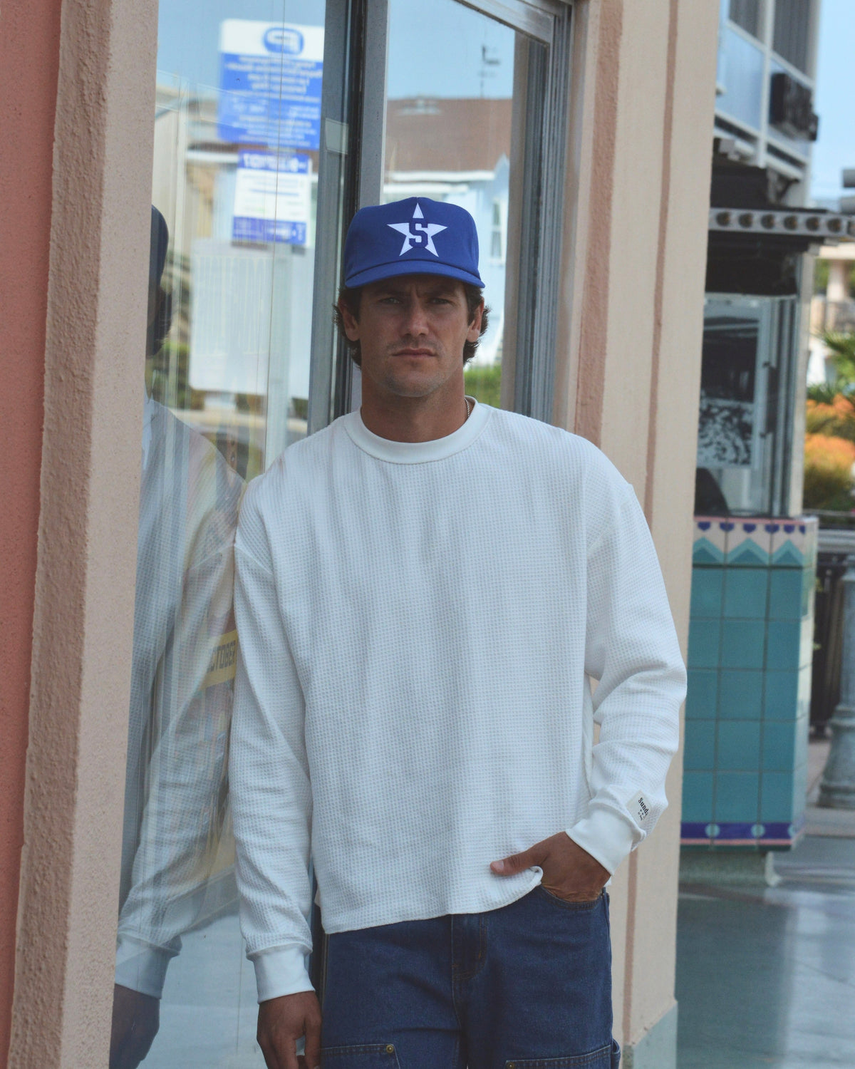 Letterman Hat | Royal Blue