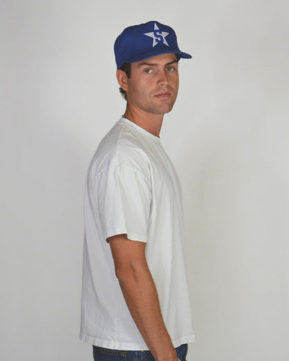 Letterman Hat | Royal Blue