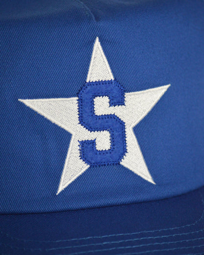 Letterman Hat | Royal Blue