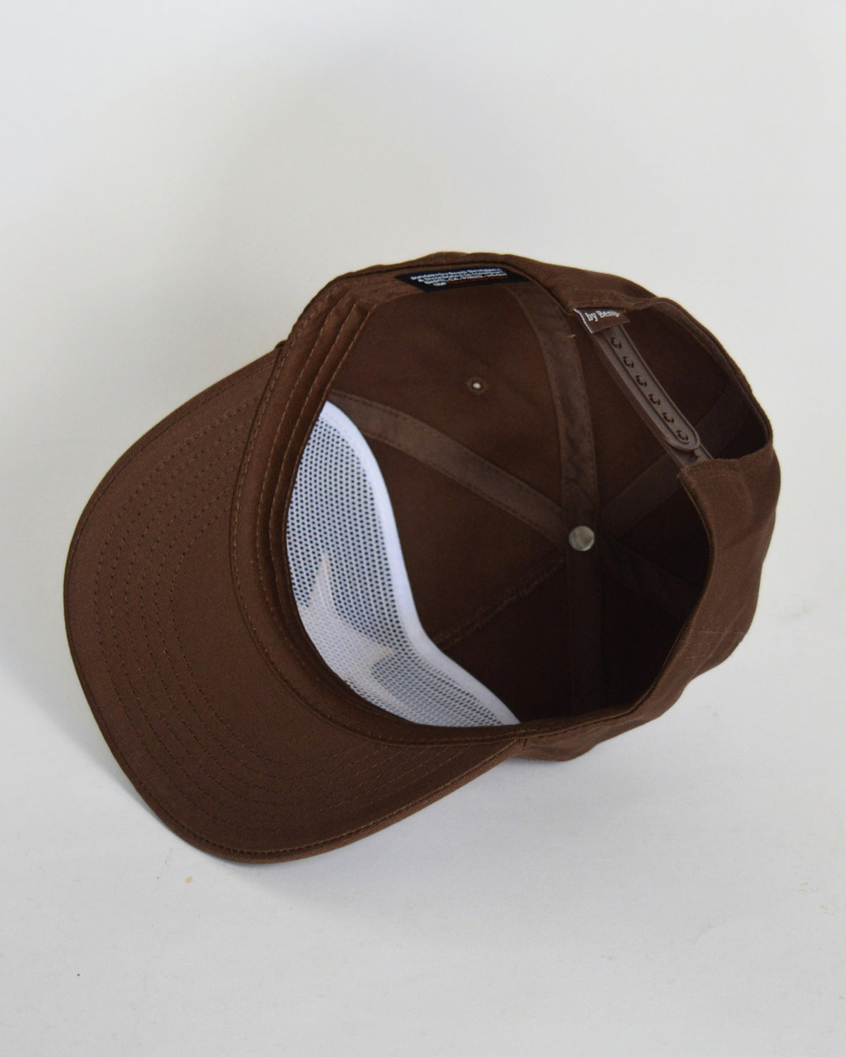 Letterman Hat | Brown & Gold