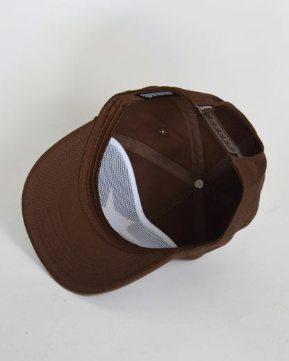 Letterman Hat | Brown & Gold