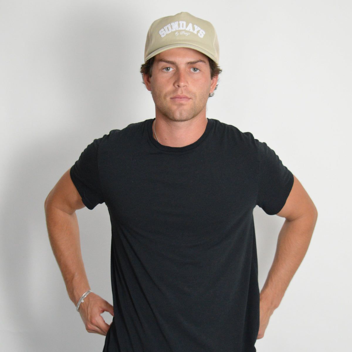 Varsity Trucker Hat | Khaki