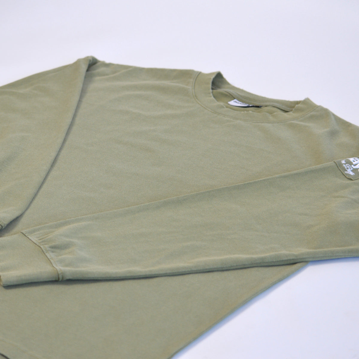 Distressed Long Line | Vintage Olive