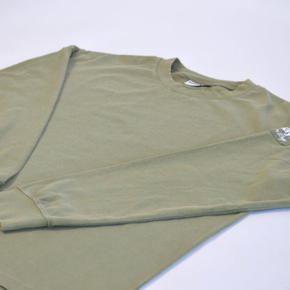 Distressed Long Line | Vintage Olive