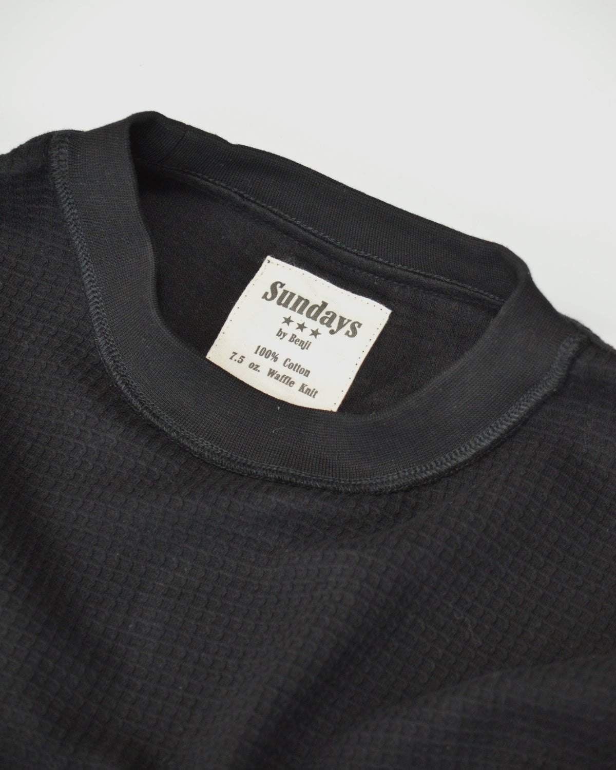 Vintage Waffle | Black