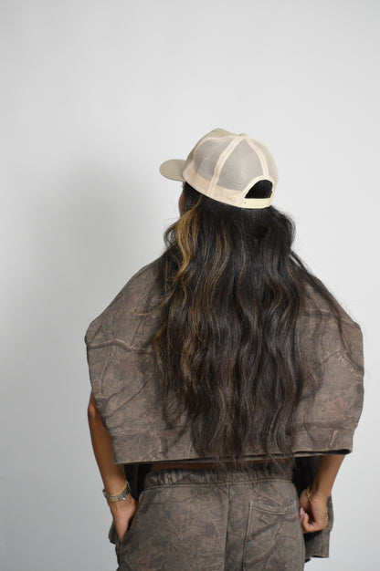 Varsity Trucker Hat | Khaki