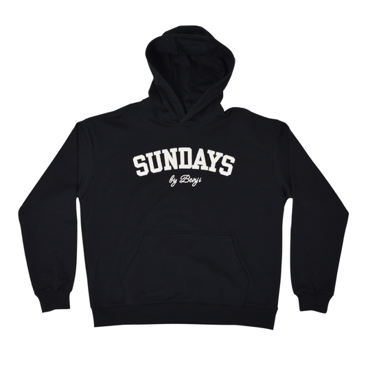 Varsity Hoodie | Black & Bone
