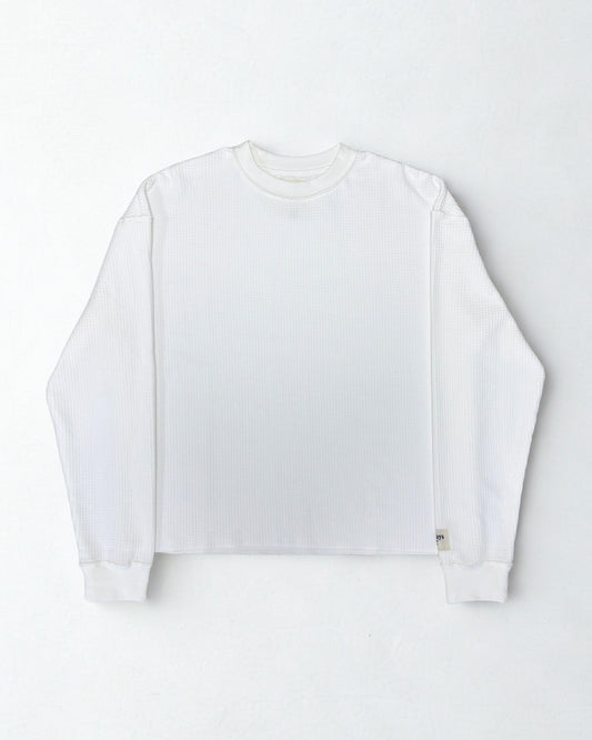 Vintage Waffle | White