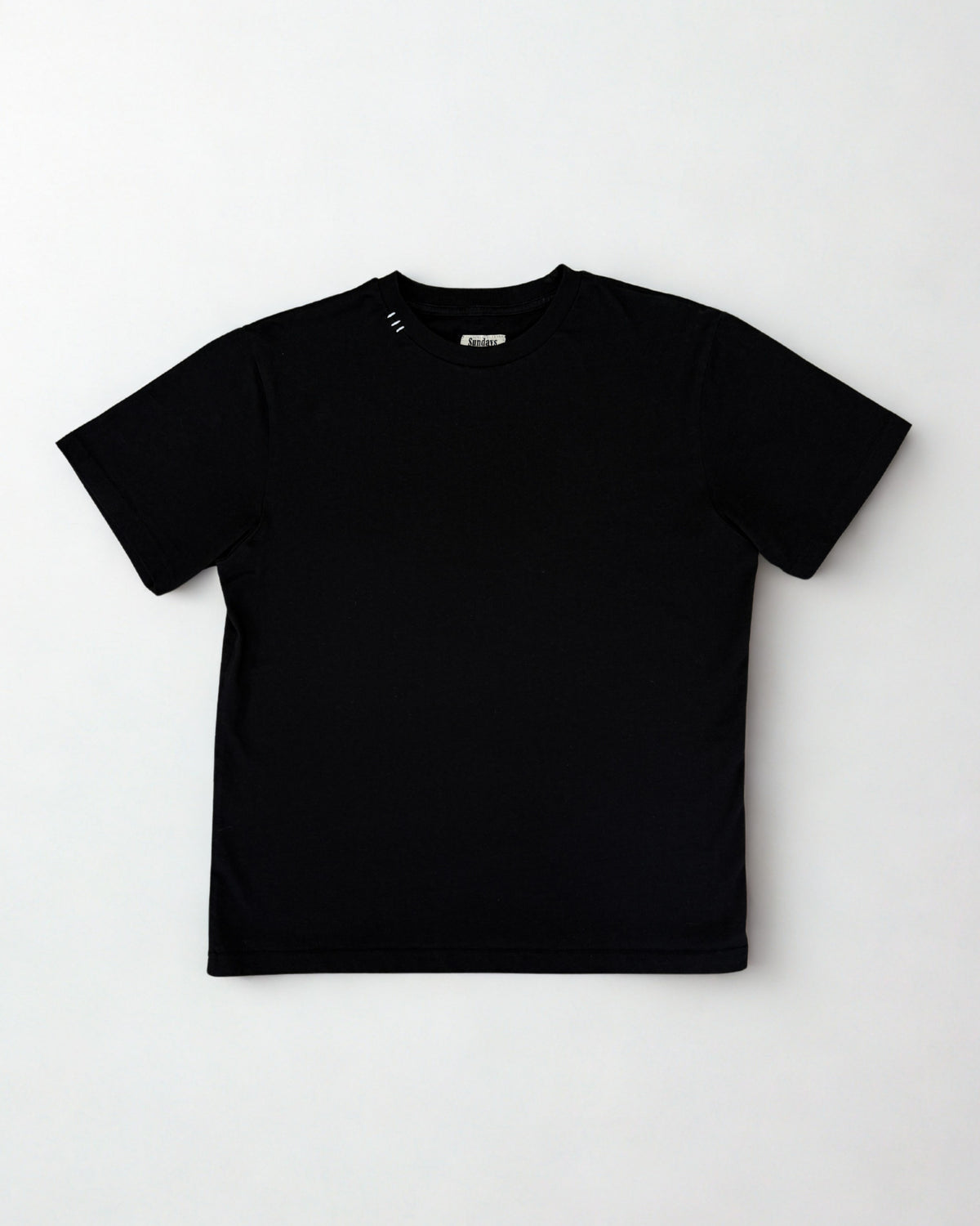 Three Stitch Tee | Black